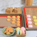 Silicone Baking Mats Set of 4, Non Stick Reusable Silicone Liners for 11