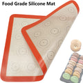 Silicone Baking Mats Set of 4, Non Stick Reusable Silicone Liners for 11